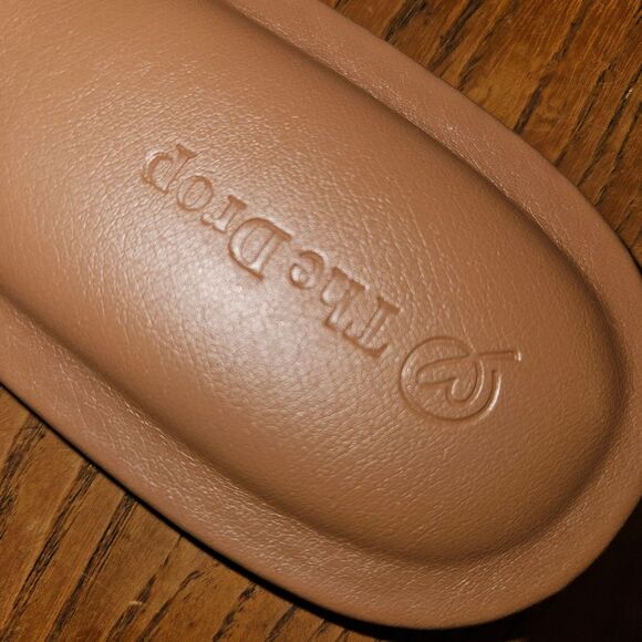 The Drop Faux Leather Brown Women's Size 13 H Sandal Flip Flops - Picture 8 of 11